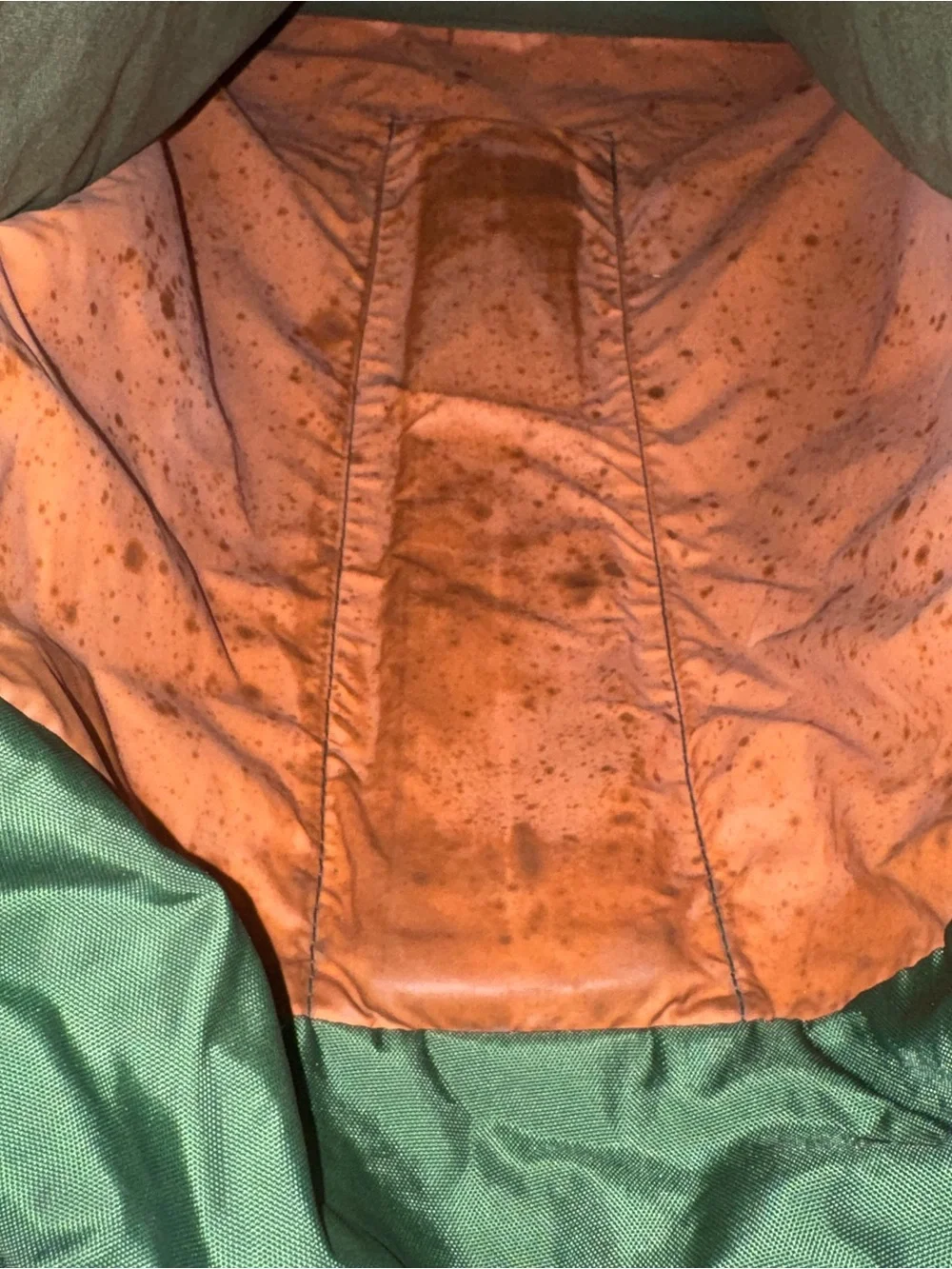 Men’s Orange Outdoor Backpack with Multiple Pocketsin fair condition